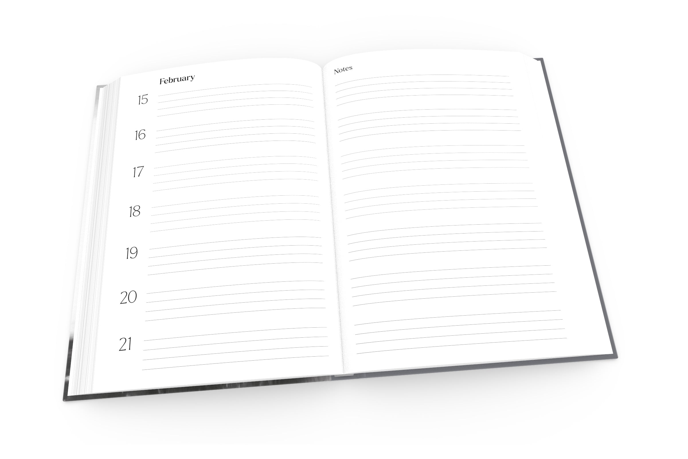 Vintage Black Glamour Timeless Planner